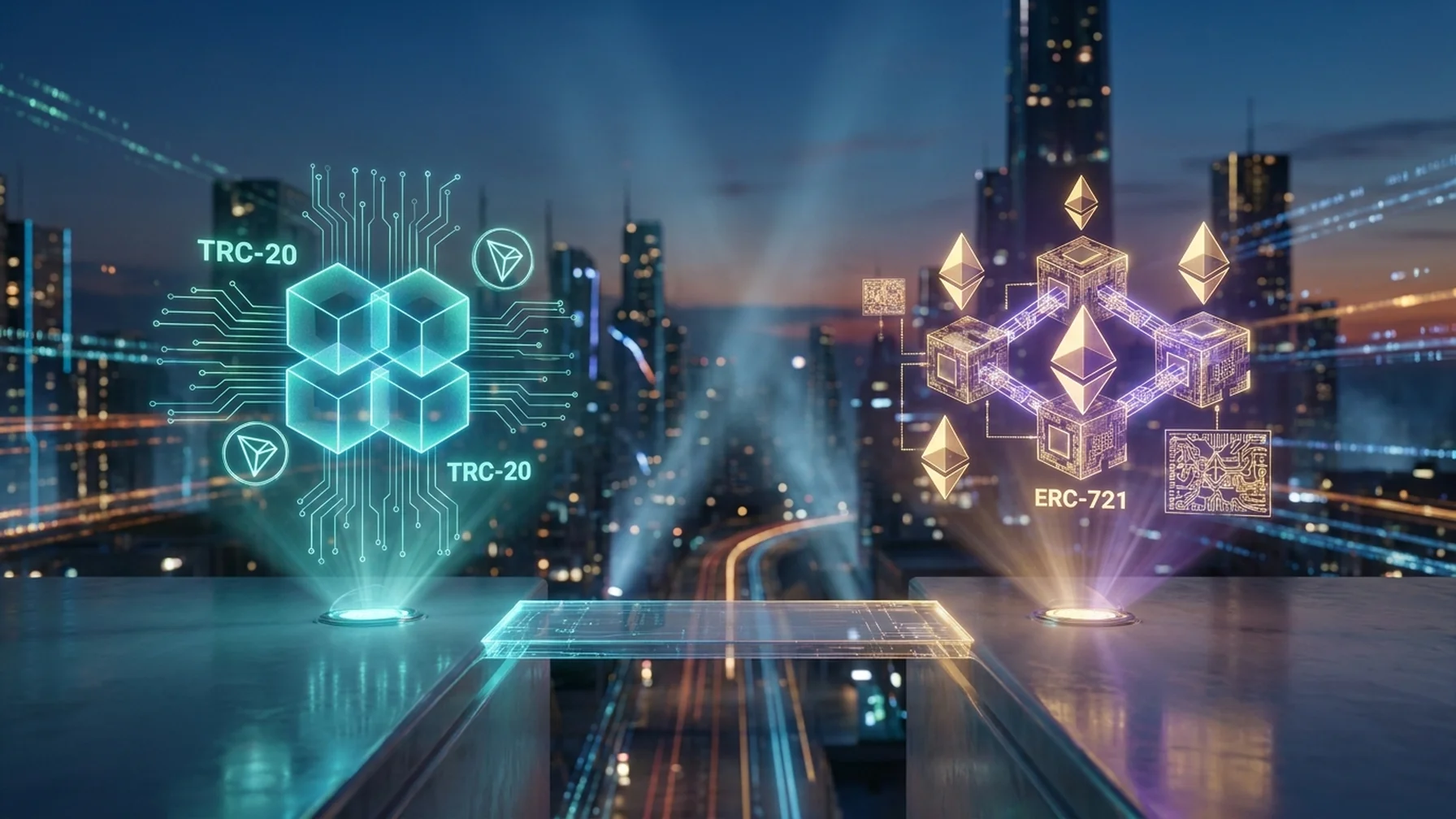 TRC-20 vs ERC-721: A Tale of Two Tokens